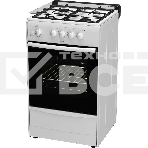 Плита газовая Darina 1B1 GM 441 008 W белый/черный, конфорок 4 шт, духовка 50 л, 50 см x 85 см x 51 см, фото2