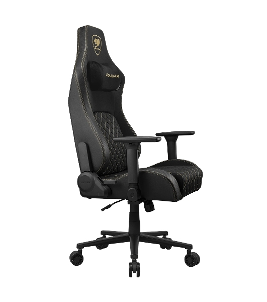 Кресло Cougar Defensor Gold F черный/золотой, ткань