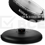 Чайник электрический Kitfort КТ-625-1 1.7л. 2200Вт черный/голубой (корпус: стекло), фото10