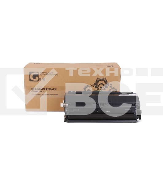Картридж GalaPrint GP-E260A11E/E260A21E чёрный (3500 стр) для Lexmark E260/E260d/E260dn/E360/E360d/E360dn/E462/E462dtn/E460/E460dn/E460dw
