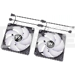 Вентилятор для корпуса Thermaltake CT120 Sync ARGB 120х120x25 черный 4-pin 25.8дБ (упак.:2шт) (CL-F149-PL12SW-A) Ret, фото5