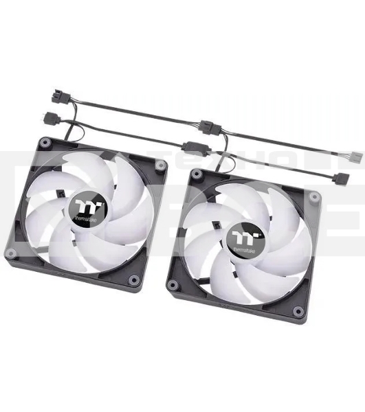 Вентилятор для корпуса Thermaltake CT120 Sync ARGB 120х120x25 черный 4-pin 25.8дБ (упак.:2шт) (CL-F149-PL12SW-A) Ret