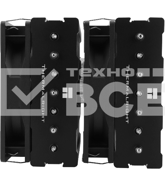 Устройство охлаждения(кулер) Thermalright Phantom Spirit 120 SE Soc-AM5/AM4/1151/1200/1700 черный 4-pin 25.6dB Al+Cu 765gr Ret (PS120-SE)