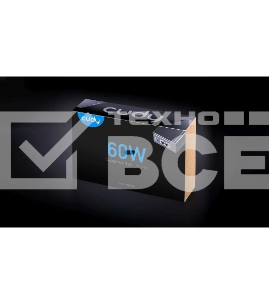 Инжектор PoE Cudy POE300 10/100/1000BASE-T 60Вт 53В(DC)