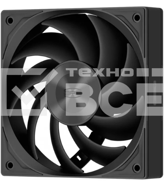 Вентилятор для корпуса PCCooler F5 R120 черный, 120 мм, 2200 об/мин, 32 дБ, 4 pin