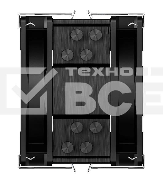 Кулер ID-Cooling SE-214-XT HAFF Eco Edition черный 120мм алюминий+медь 1800rpm 35.2db 4-pin 200W 150мм