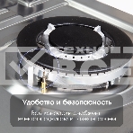 Газовая варочная панель Zigmund & Shtain G 14.6 S независимая, нержавеющая сталь, фото3