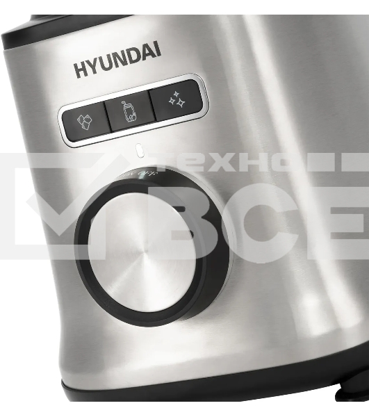 Блендер стационарный Hyundai HYB-S4921 1500 Вт, 1,8 л, серебристый/черный