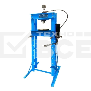 Пресс гидравлический с манометром и педалью Stels 30т 52316