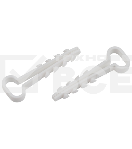 Дюбель-хомут 6-12мм для плоского кабеля NO-225-221 белый (уп.10шт) Эра Б0066262