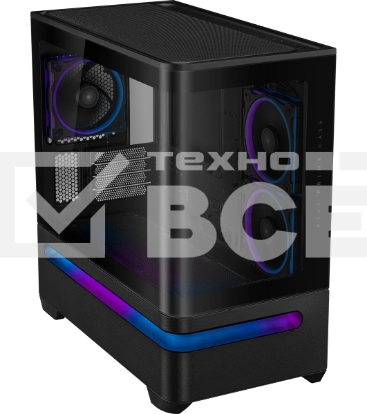 Компьютерный корпус ASUS PRIME AP202 TG ARGB черный
