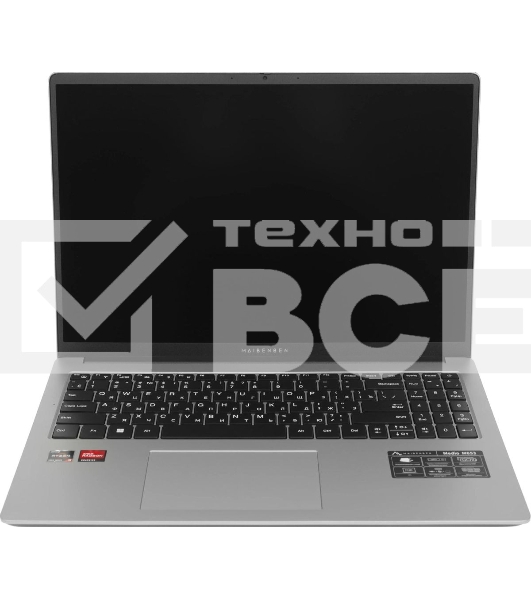 Ноутбук MAIBENBEN Medio M653 Ryzen 3 5400U 8Gb SSD 512Gb AMD Radeon Graphics 16 WUXGA IPS Cam 45.6Вт*ч Linux Серебристый M6531SB0LSRE0