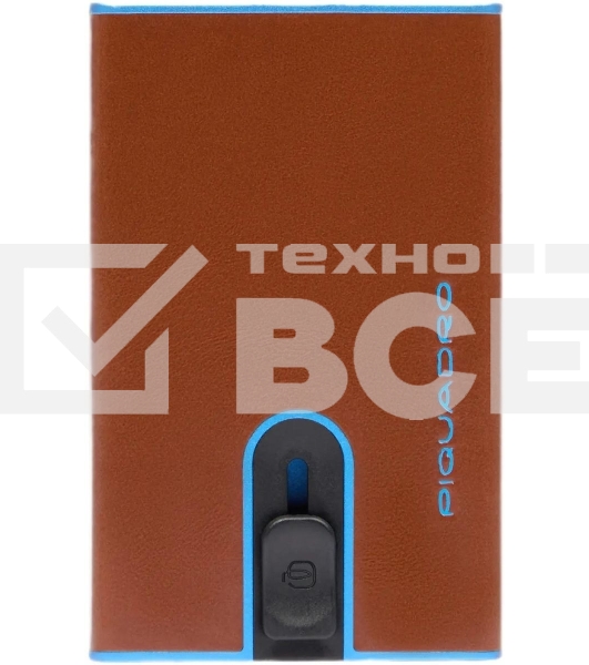 Чехол для кредитных карт Piquadro Blue Square PP4825B2BLR/M каштановый натур.кожа