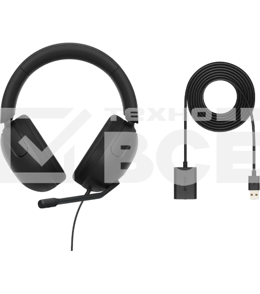 Гарнитура Sony INZONE H3 чёрный, проводная, USB, совместимость с PS5