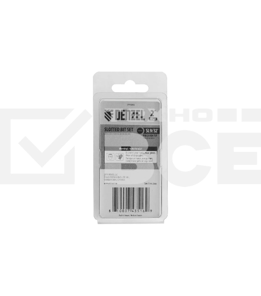 Набор бит Denzel SL9/32'x2', 5 шт.