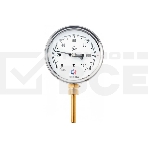 Термометр биметаллический радиальный БТ-52.211 0...120С 1/2' 64 кл.1.5, фото 1