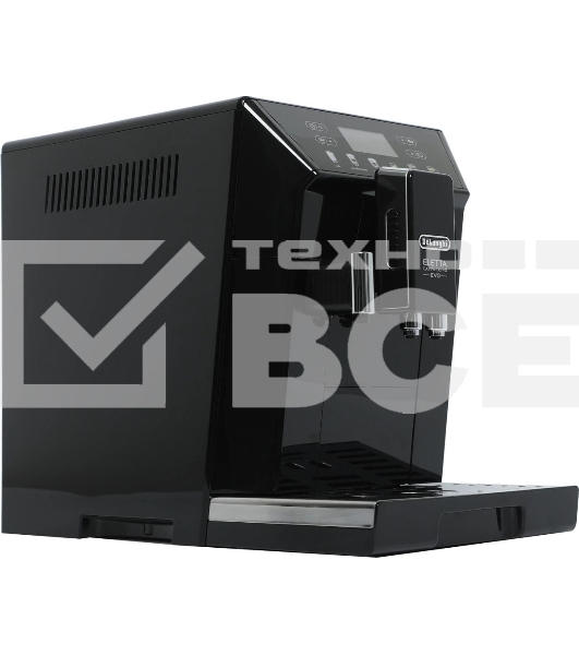Кофемашина автоматическая DeLonghi ECAM46.860.B черный, исп. кофе - зерновой/молотый, 2 л, 1450 Вт, 15 Бар.