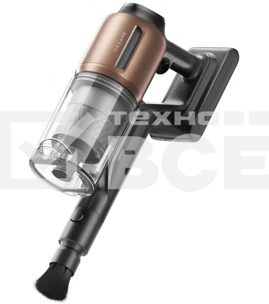 Пылесос вертикальный Dreame Z20 AquaCycle черный/бронзовый, питание от аккумулятора, 250 Вт, уборка влажная/сухая, пылесборник 0.6 л