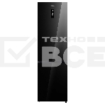 Холодильник Korting KNFC 62029 GN черный стекло двухкамерный 256/104л морозилка снизу, No Frost, фото 1