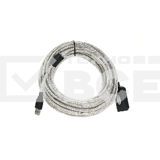 Кабель VCOM VUS7049-10M USB2.0-repeater, удлинительный активный <Am-->Af> 10м