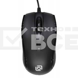 Мышь проводная Oklick 325M черный, 1000 dpi, USB, кнопки - 3