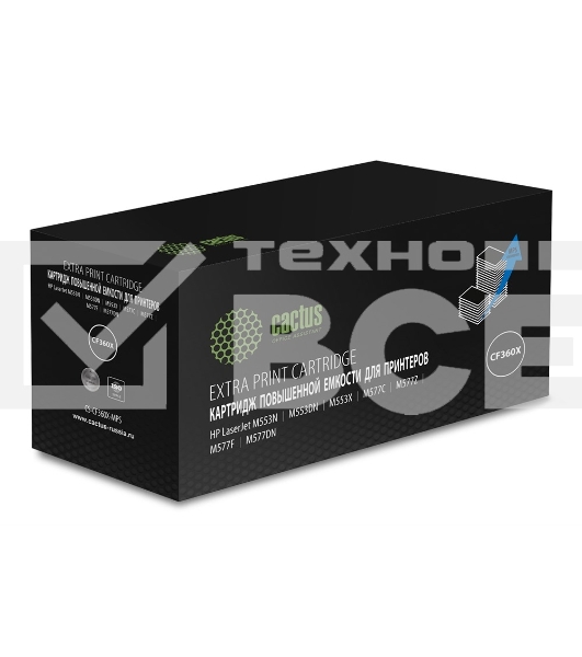 Картридж лазерный Cactus CS-CF360X-MPS черный (19000 стр.) для HP CLJ M552dn/M553dn/M553N/M553x