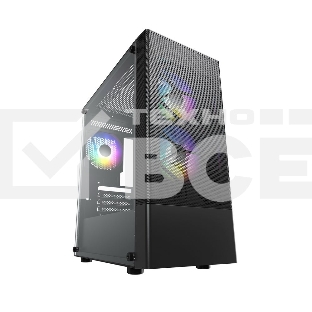 Компьютерный корпус ACD Coffre 106 USB3.0*1+USB2.0*2+HD audio ,2*12cm F1 ARGB fans at front(Slave fans) ,1*12cm F1 ARGB fan at rear (Master fan), TG