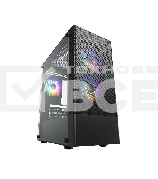 Компьютерный корпус ACD Coffre 106 USB3.0*1+USB2.0*2+HD audio ,2*12cm F1 ARGB fans at front(Slave fans) ,1*12cm F1 ARGB fan at rear (Master fan), TG