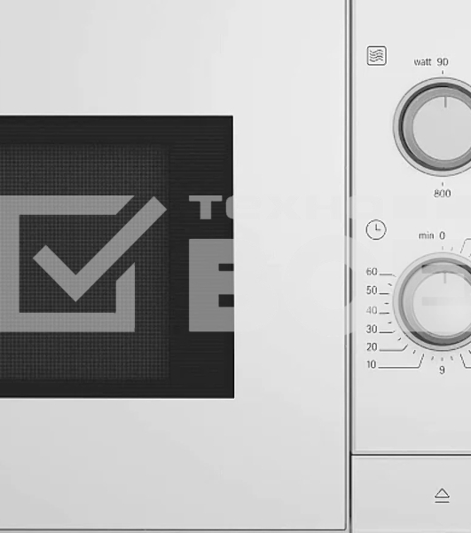 Микроволновая печь Bosch FFL020MW0 белый, 20 л, 800 Вт, поворотный механизм