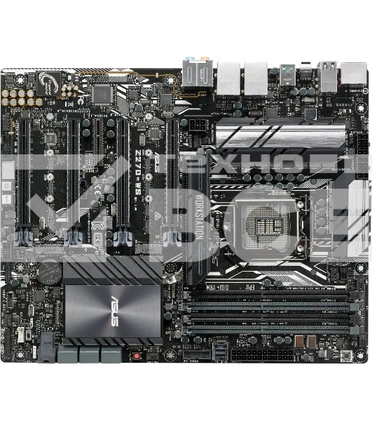Материнская плата ASUS Z270-WS, LGA 1151, Intel Z270, 4xDDR4, 4xSATA, 2xM.2, 1xU.2, 4xPCIe 3.0 x16, 1xPCIe x1, 1xDP, 1xHDMI, 2x 1Gb LAN, 8xUSB-A, 7.1, ATX