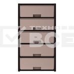 Комод Альтернатива Колорит 5 секц., венге, широкий М8762, фото2