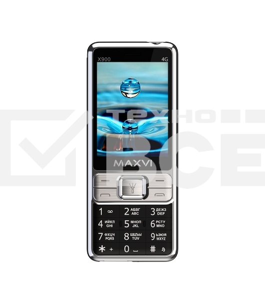 Мобильный телефон Maxvi X900 4G черный