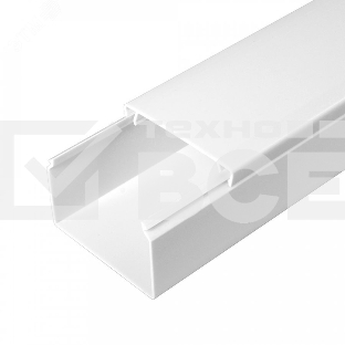 Кабель-канал Промрукав PR.0560401 белый 2-й замок в п/э 60х40 мм (40м/уп)