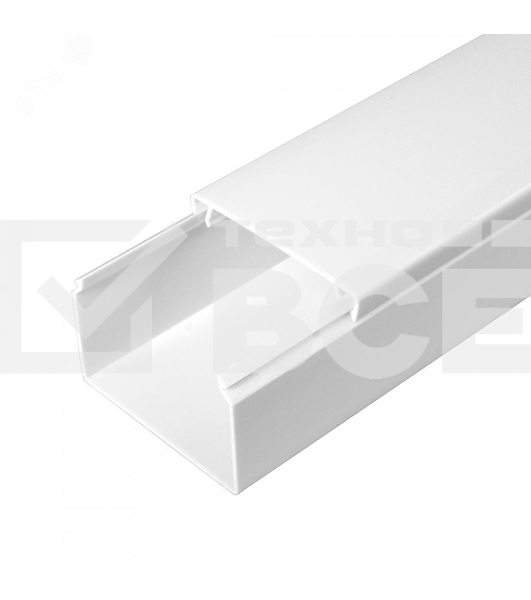 Кабель-канал Промрукав PR.0560401 белый 2-й замок в п/э 60х40 мм (40м/уп)