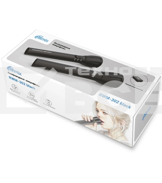 Микрофон Ritmix RWM-302 черный