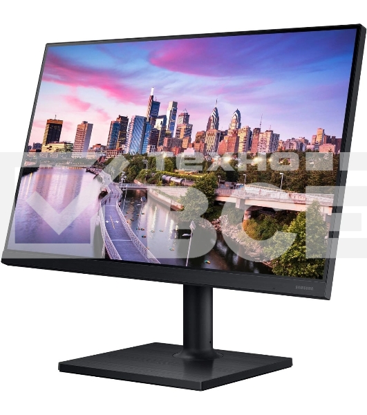 Монитор 24' Samsung F24T450GY IPS 1920x1200, 75 Гц, 5 мс, 16:10, 250 кд/м², HDMI 1.4, DP 1.2, DVI, USB Hub (2x USB 2.0, 2x USB 3.0), динамики, черный
