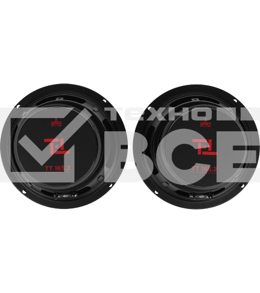 Колонки автомобильные Ural ТТ 165.2 (без решетки) 220Вт 95дБ 4Ом 16.5 см (6 1/2 дюйм) (ком.: 2кол.) среднечастотные однополосные