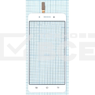 Сенсорное стекло (тачскрин) для Vivo Y55s, белое
