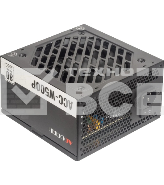 Блок питания Accord  ACC-W500P, 550Вт, 80 PLUS WHITE,120мм, черный