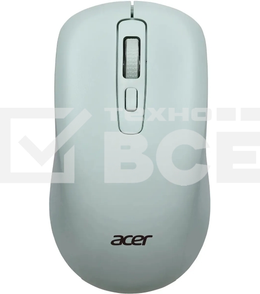 Мышь беспроводная Acer OMR309 зеленый, 1600 dpi, радиоканал, USB, кнопки - 4