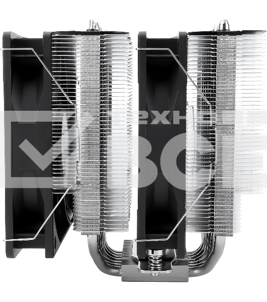 Устройство охлаждения(кулер) Thermalright Phantom Spirit 120 SE Soc-AM5/AM4/1151/1200/1700 черный 4-pin 25.6dB Al+Cu 765gr Ret (PS120-SE)