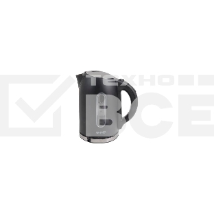 Чайник Energy E-257, 2200Вт, 1.7л, нержавейка, черный