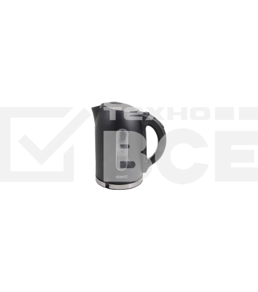 Чайник Energy E-257, 2200Вт, 1.7л, нержавейка, черный