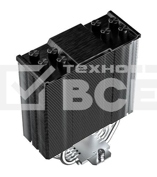 Кулер ID-Cooling SE-214-XT HAFF Eco Edition черный 120мм алюминий+медь 1800rpm 35.2db 4-pin 200W 150мм