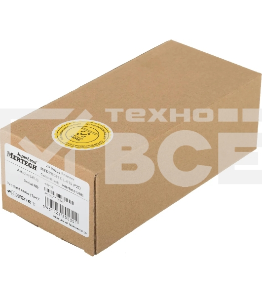 Сканер штрих-кода ручной Mertech CL-610 P2D 1D/2D имидж, беспроводной, 100 скан/сек, USB-HID; USB-COM - эмуляция; RS-232 - эмуляция; Bluetooth - BLE 5.0, чёрный