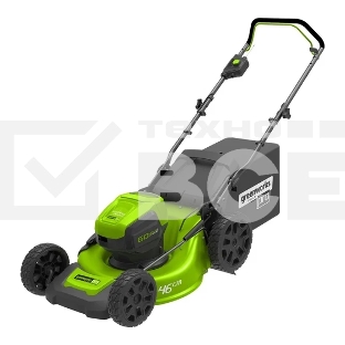 Газонокосилка аккумуляторная GREENWORKS GD60LM46HP 250280760В 46см б/щ(БЕЗ АККУМ и ЗУ)