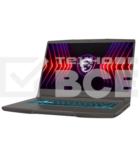 Ноутбук MSI Thin 15 B12VE-2836XRU серый Intel Core i7-12650H/16Gb/SSD1Tb/RTX 4050 6Gb/15.6