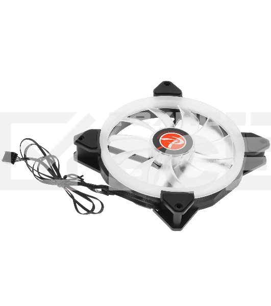 Комплект вентиляторов IRIS 14 RBW ADD-20R40B00114 черный 140мм 1500rpm 30db 4-pin
