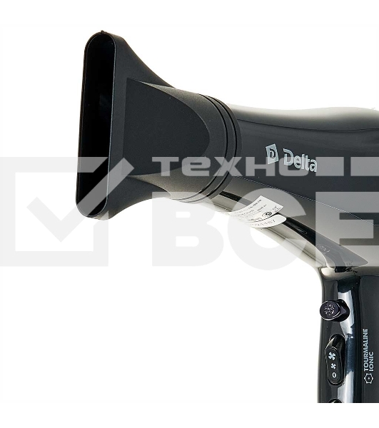 Фен Delta DL-0938 : холодный воздух, 2000Вт, черный