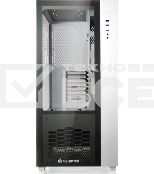 Компьютерный корпус Raijintek PAEAN PREMIUM белый 0R20B00209, Aluminum, ATX/MICRO ATX/MINI-ITX, USB 3.0x2, Type Cx1, HD Audiox1